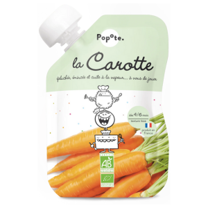 Popote Gourde Carotte Bio 120g - Pharmacie Agnès Praden à Alès