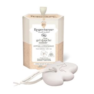 Respectueuse Mon Gel Douche Solide Hypoallergénique Bio 75g - Pharmacie Agnès Praden à Alès