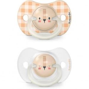 Suavinex Lot de 2 Sucettes Phosphorescentes Sx Pro 0/6 mois Night&Day Lion - Pharmacie Agnès Praden à Alès