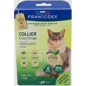 Francodex Collier Insectifuge Chat Vert - Pharmacie Agnès Praden à Alès