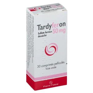 Pierre Fabre Tardyferon 50mg 30 Comprimés - Pharmacie Agnès Praden à Alès