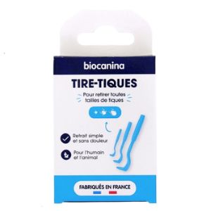 Biocanina Tire-tiques 3 Crochets - Pharmacie Agnès Praden à Alès