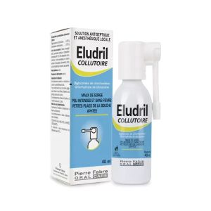 Pierre Fabre Eludril Collutoire Maux de Gorge Flacon 40 ml - Pharmacie Agnès Praden à Alès
