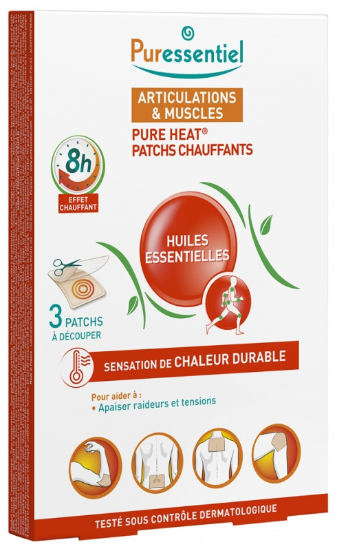 Puressentiel Articulations Patchs Chauffants aux 14 Huiles Essentielles 3 Patchs - Pharmacie Agnès Praden à Alès