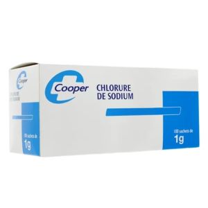 Cooper Chlorure de Sodium Sachet 1g - Pharmacie Agnès Praden à Alès