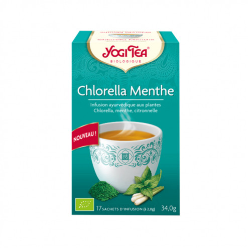Yogi Tea Infusion Chlorella Menthe 17 Infusions - Pharmacie Agnès Praden à Alès