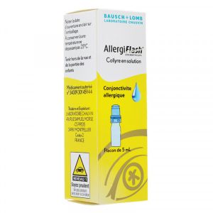 Bausch & Lomb AllergiFlash 0,05% Flacon 5ml - Pharmacie Agnès Praden à Alès