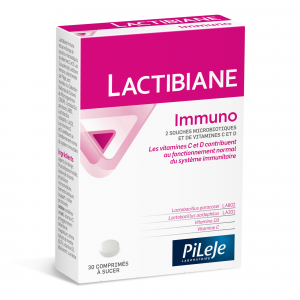 Pileje Lactibiane Immuno 30 comprimés - Pharmacie Agnès Praden à Alès