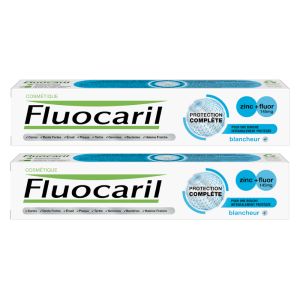 Fluocaril Dentifrice Protection Complète Blancheur 2x75ml - Pharmacie Agnès Praden à Alès