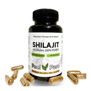 Feel Pure Shilajit 60 gélules - Pharmacie Agnès Praden à Alès