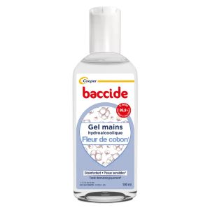 Cooper Baccide Gel Hydroalcoolique Parfum Fleur de Coton, 100ml - Pharmacie Agnès Praden à Alès