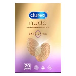 Durex Nude Sans Latex 20 Préservatifs - Pharmacie Agnès Praden à Alès
