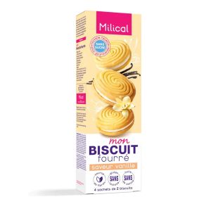 Milical Biscuits Fourrés Citron 4x2 biscuits - Pharmacie Agnès Praden à Alès