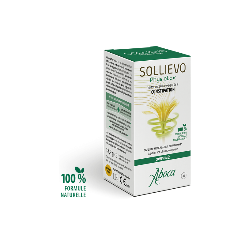 Aboca Sollievo Physiolax 45 comprimés - Pharmacie Agnès Praden à Alès