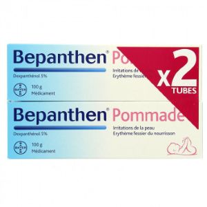 Bayer Bepanthen Pommade 100g lot de 2 - Pharmacie Agnès Praden à Alès