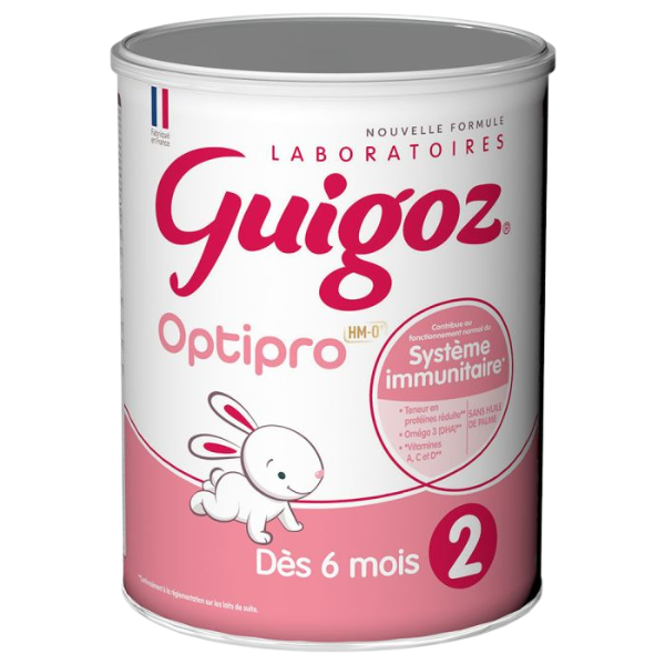 Guigoz Optipro 2 Lait 6 - 12 mois 780g - Pharmacie Agnès Praden à Alès
