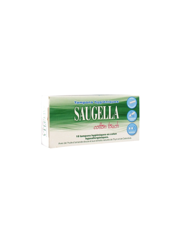 Saugella Cotton Touch Normal 16 Tampons  - Pharmacie Agnès Praden à Alès