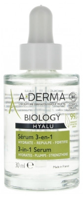 A-DERMA Biology Hyalu Sérum 3en1 Bio 30 ml - Pharmacie Agnès Praden à Alès