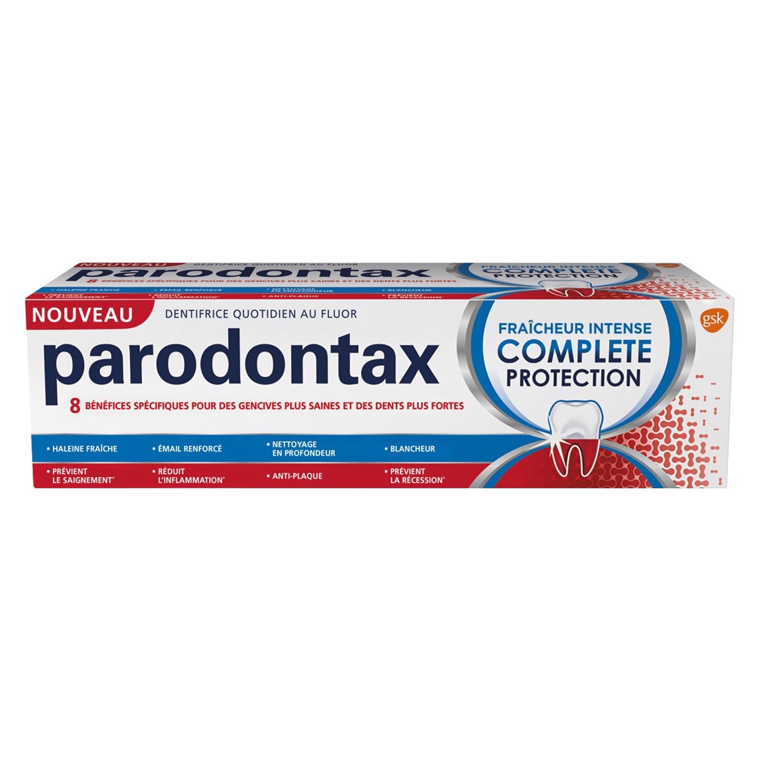 Parodontax dentifrice quotidien 75ml - Pharmacie Agnès Praden à Alès