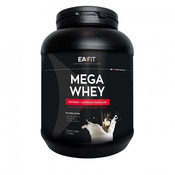 Eafit Megawhey Whey  750 g  Chocolat - Pharmacie Agnès Praden à Alès