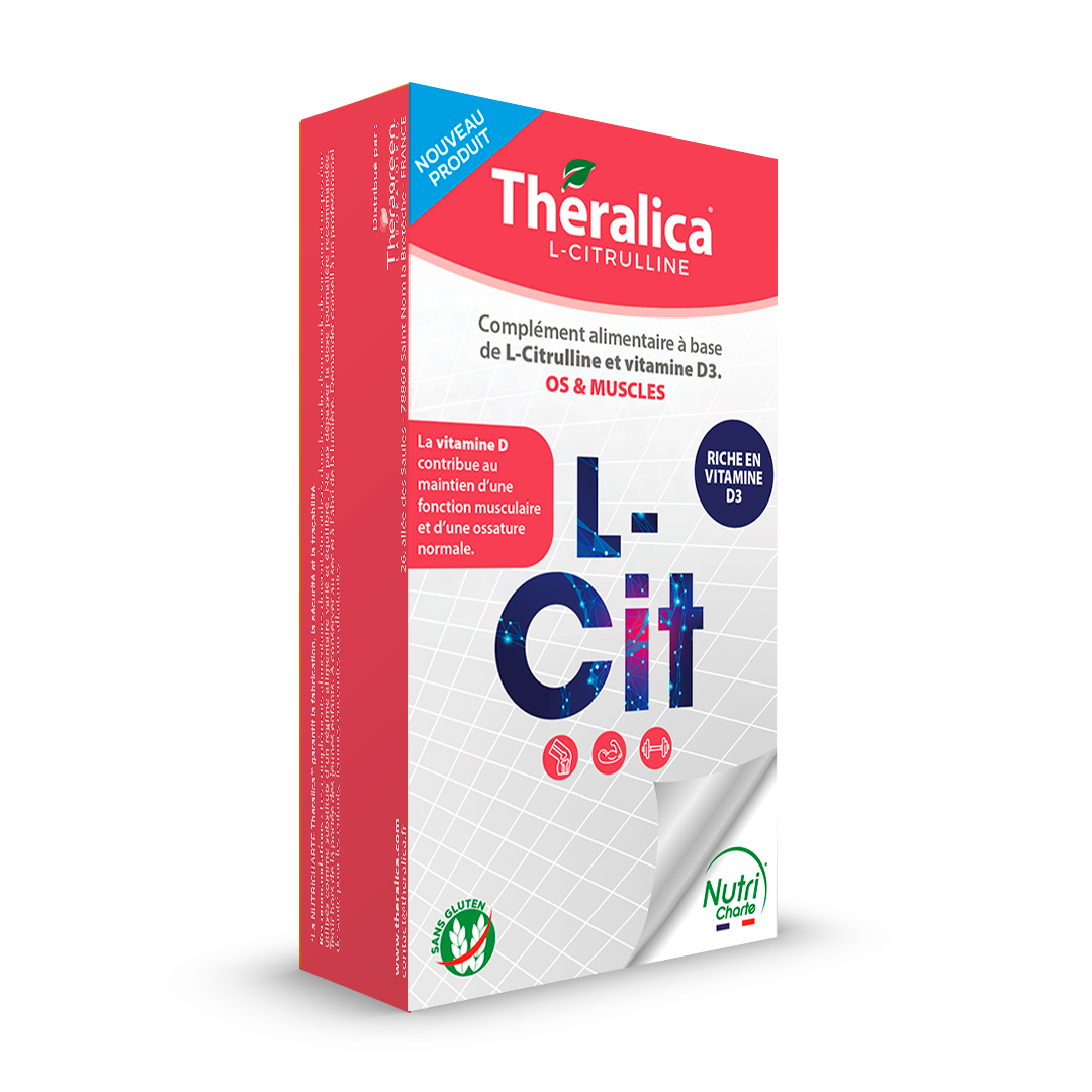 Theralica L-Cit (citrulline) 15 sticks - Pharmacie Agnès Praden à Alès