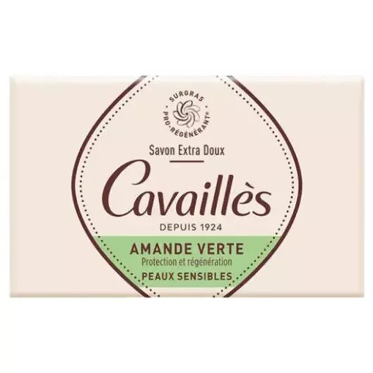 Cavaillès Savon Surgras Amande Verte - 150g - Pharmacie Agnès Praden à Alès