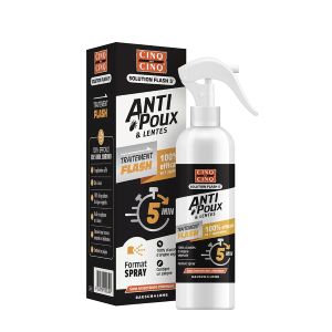 Cinq Sur Cinq Solution Flash Anti-Poux & Lentes 150ml - Pharmacie Agnès Praden à Alès