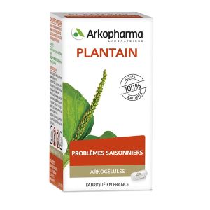 Arkopharma Arkogélules Plantain Bio 45 Gélules - Pharmacie Agnès Praden à Alès