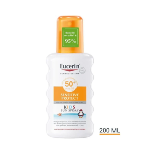 Eucerin Sun Protection Sensitive Protect Kids Spray spf50+ 200ml - Pharmacie Agnès Praden à Alès