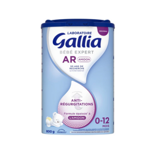 Gallia Bébé Expert Anti-Régurgitation AR Amidon Lait 0 - 12 Mois 800g - Pharmacie Agnès Praden à Alès