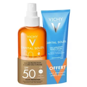 Vichy Capital Soleil Eau De Protection Solaire Hale Sublime Spf50 200ml + Après-soleil 100ml - Pharmacie Agnès Praden à Alès