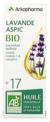Arkopharma Huile Essentielle Lavande Aspic  Bio 10 ml - Pharmacie Agnès Praden à Alès