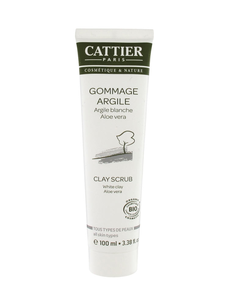 Cattier Gommage Argile Blanche 100 ml - Pharmacie Agnès Praden à Alès