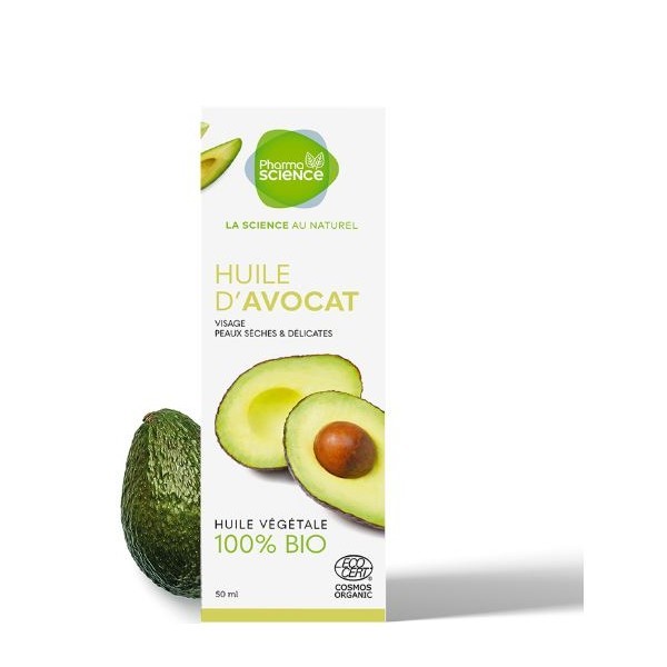 Pharmascience huile d'avocat 50ml - Pharmacie Agnès Praden à Alès