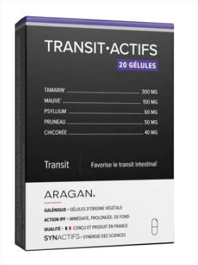 Aragan Transit actifs 20 gélules - Pharmacie Agnès Praden à Alès