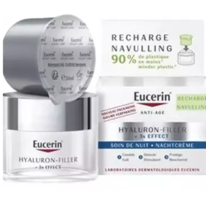 Eucerin Hyaluron-Filler + 3x Effect Soin de Nuit Recharge 50 ml - Pharmacie Agnès Praden à Alès