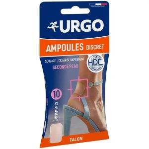 Urgo Ampoules Discret Talon 10 Pansements - Pharmacie Agnès Praden à Alès