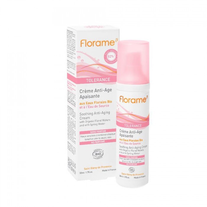 Florame Tolérance Crème Anti-Age Apaisante - Pharmacie Agnès Praden à Alès