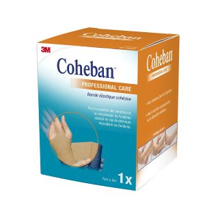 3M Coheban Bande Elastique Cohésive Chair 7cmx3m - Pharmacie Agnès Praden à Alès