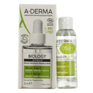 A-Derma Biology Sérum 3-en-1 + Eau Micellaire Offerte - 30ml - Pharmacie Agnès Praden à Alès
