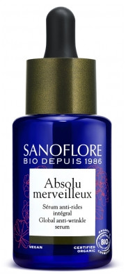 Sanoflore Absolu Merveilleux Sérum Anti-Rides Intégral Bio 30 ml - Pharmacie Agnès Praden à Alès