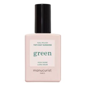Manucurist Green Top Coat Sunshine Rose - 15ml - Pharmacie Agnès Praden à Alès