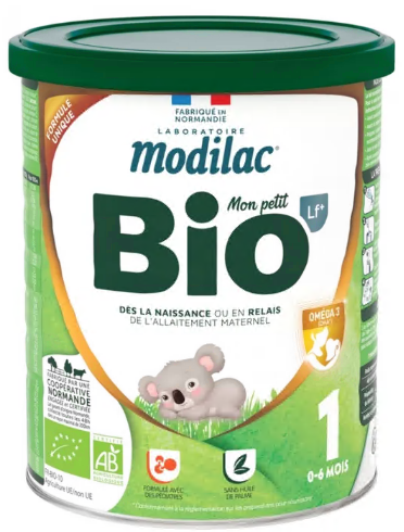 Modilac Bio Lf+ 1 Lait 0 - 6 mois 800g - Pharmacie Agnès Praden à Alès