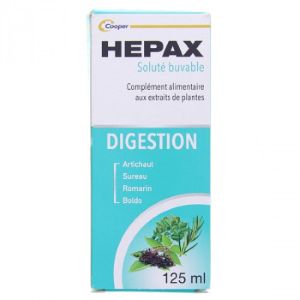 Cooper Hepax Digestion 125ml - Pharmacie Agnès Praden à Alès