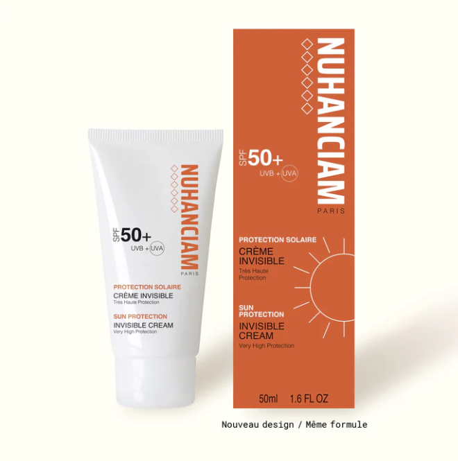 Nuhanciam Solaire Spf 50 Crème Invisible 50ml  - Pharmacie Agnès Praden à Alès