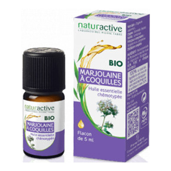 Naturactive marjolaine à coquilles huile essentielle bio 5ml - Pharmacie Agnès Praden à Alès