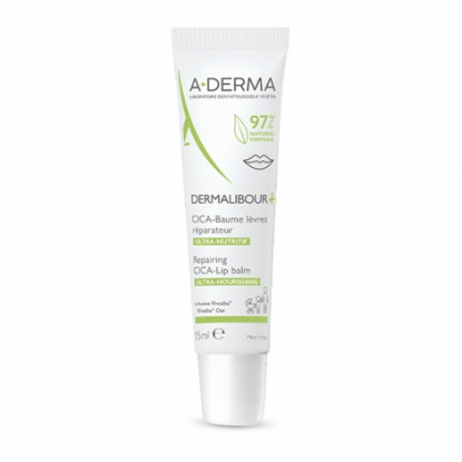 A-Derma Dermalibour+ Cica Baume lèvres - 15ml - Pharmacie Agnès Praden à Alès