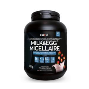 Eafit Milk & Egg 95 Micellaire Goût : Fraise 750g - Pharmacie Agnès Praden à Alès