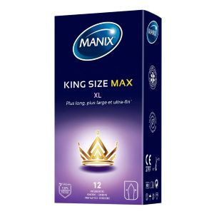 Manix Préservatifs Maximum Confort King Size x12 - Pharmacie Agnès Praden à Alès