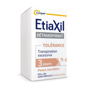 Etiaxil Détranspirant Déodorant Roll-On Tolérance Transpiration Excessive Peaux Sensibles 15ml  - Pharmacie Agnès Praden à Alès